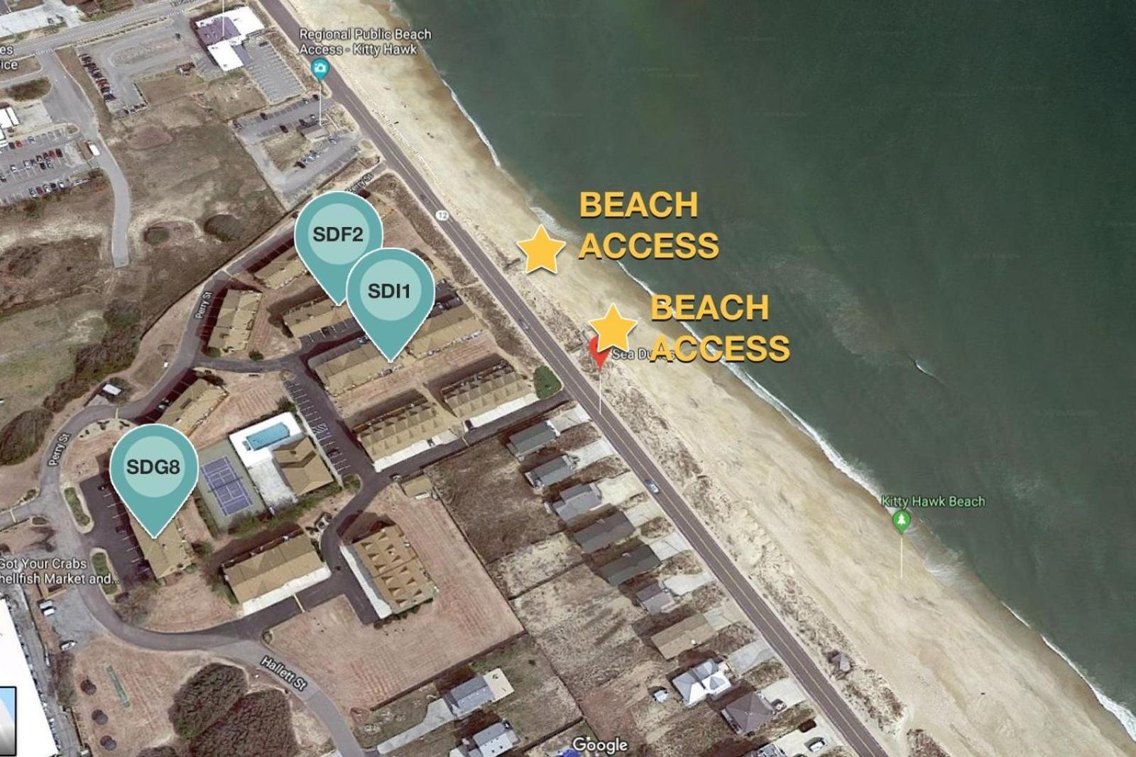 Sdi1 Sea Dunes I1 Steps To The Beach Kitty Hawk Zewnętrze zdjęcie